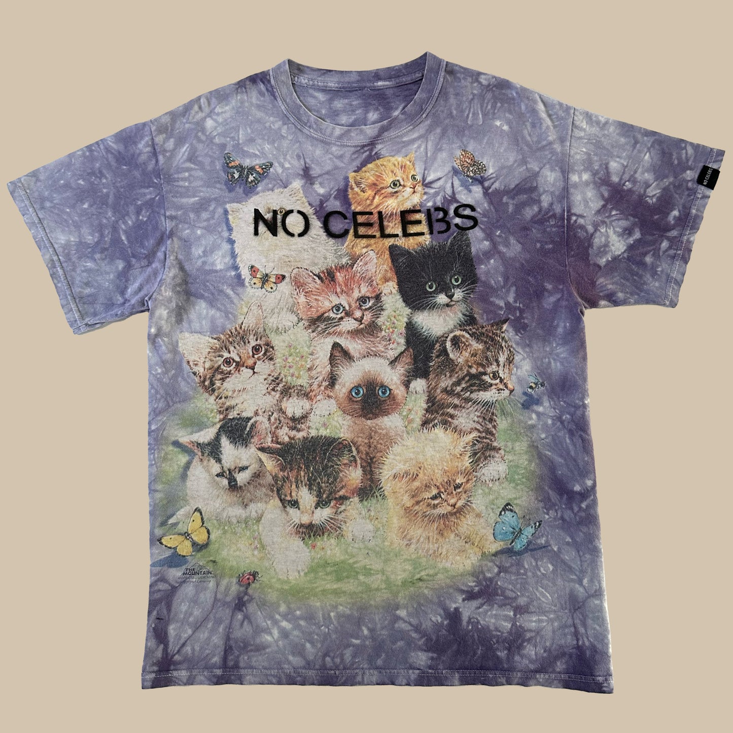 Tie Dye Cat Tee - S